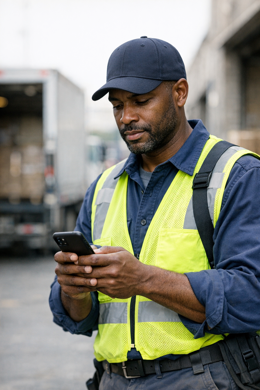 XaıGH worker reviewing local shift details